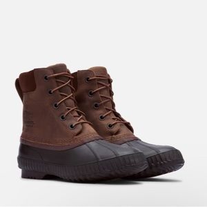 Sorel's Men Cheyanne II Lace Duck Boot | Color: Tobacco, Black | M/W Size: 7/9.5